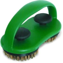 Big Green Egg Doppelter Grillrost- Und Pizzastein-Schrubber, Grill-Reinigungsbürste