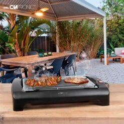 Clatronic Barbeque-Tischgrill BQ 2977, Elektrogrill -Optimal Küchengrill Geschäft Clatronic Barbeque Tischgrill BQ 2977 Elektrogrill@@9ggedq02 3