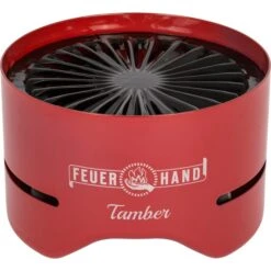 Feuerhand Tisch-Holzkohlegrill Tamber, Ruby Red -Optimal Küchengrill Geschäft Feuerhand Tisch Holzkohlegrill Tamber Ruby Red@@1855413 2