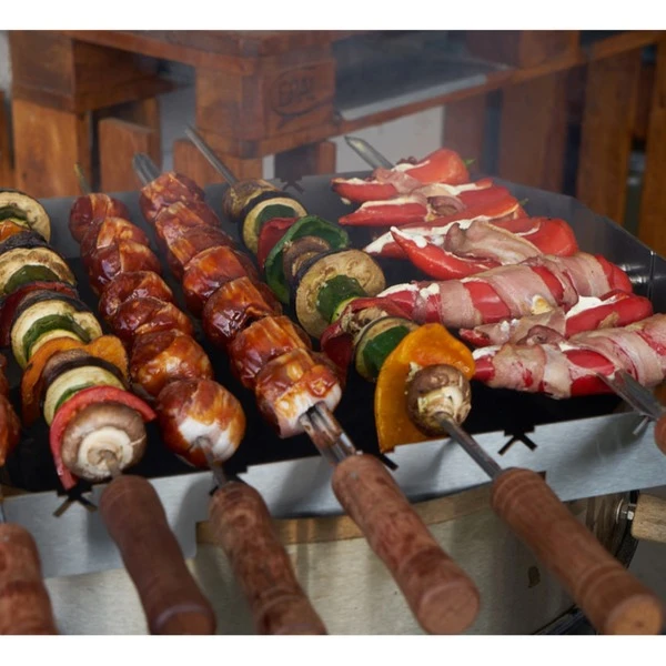 Moesta Churrasco'BBQ Set Für Smokin' PizzaRing, Für 57cm Kugelgrill, Spieß – Bild 4