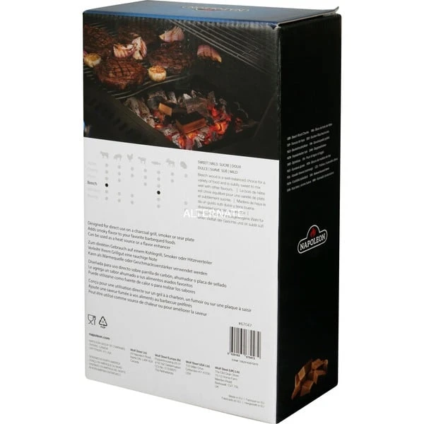 Napoleon Holz-Räucherchunks Buche, Räucherchips 4 Napoleon Holz-Räucherchunks Buche, Räucherchips – Bild 2