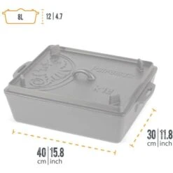Petromax Kastenform Mit Deckel K12, Topf 12 Petromax Kastenform Mit Deckel K12, Topf -Optimal Küchengrill Geschäft Petromax Kastenform mit Deckel k12 Topf@@1914391 3
