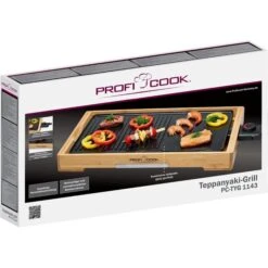 ProfiCook Teppanyaki-Grill TYG 1143, Elektro-Grillplatte -Optimal Küchengrill Geschäft ProfiCook Teppanyaki Grill TYG 1143 Elektro Grillplatte@@1864179 3
