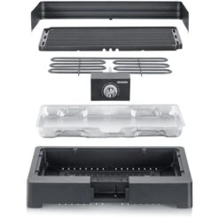 Severin PG 8562 Tischgrill Mit Grillplatte, Elektrogrill -Optimal Küchengrill Geschäft Severin PG 8562 Tischgrill mit Grillplatte Elektrogrill@@1740660 3