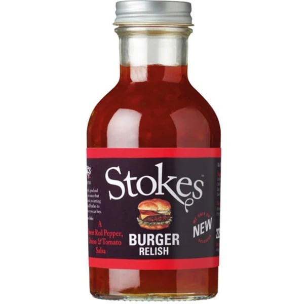 Stokes Sauces Burger Relish, Sauce 3 Stokes Sauces Burger Relish, Sauce
