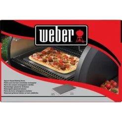 Weber Glasierter Pizzastein 18414, Eckig 44cm X 30cm -Optimal Küchengrill Geschäft Weber Glasierter Pizzastein 18414 eckig 44cm x 30cm@@1808790 3